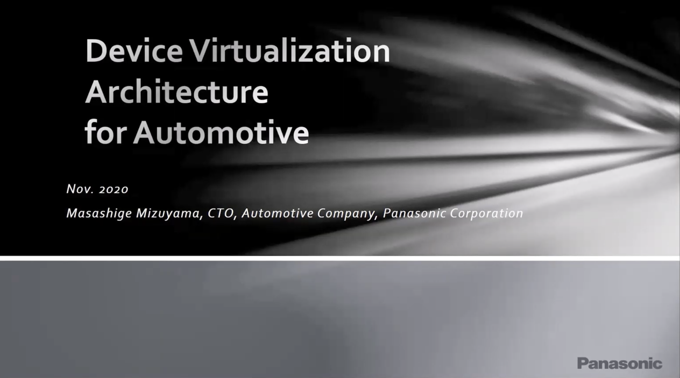 Device Virtualization Architecture in Automotive